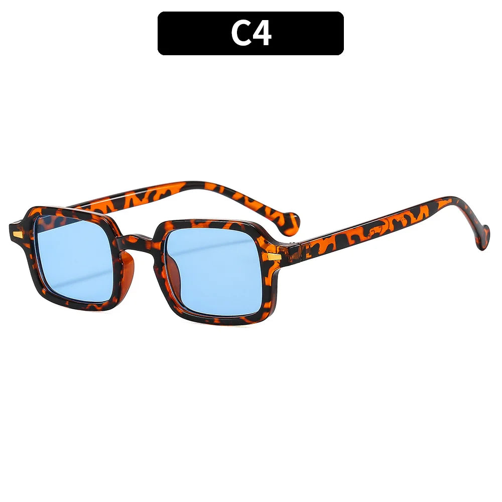 Luxurious Rectangle Sunglasses Women Oval Vintage Brand Designer Square Sun Glasses Men Shades Female Eyewear sunglasses