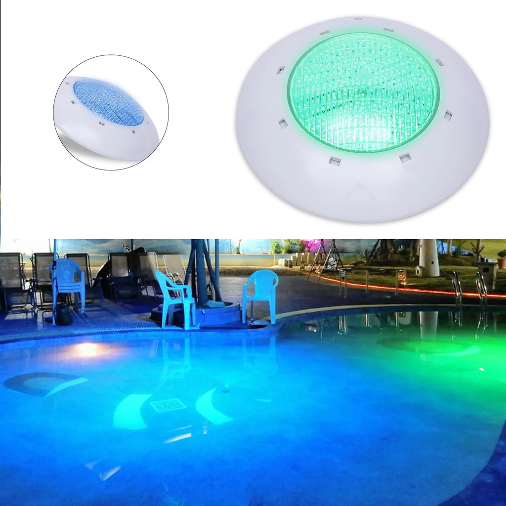 35w Underwater Pool Light With Remote Control LED Light Source Wall Mounting 120° Lighting Angle Seal Ring