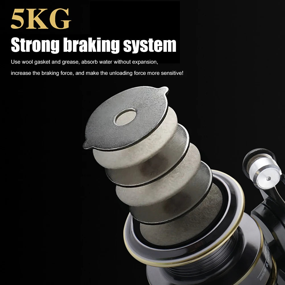 Carrete Spinning APWIKOGER ZP 500/800 | 13+1BB | 6.3:1 | Ultra Ligero | Agarre EVA | Copa Metal - Firu Total Sales