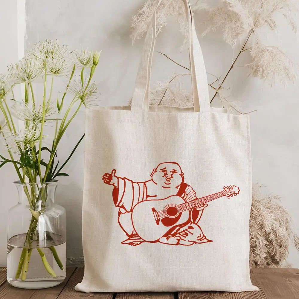 T-True Religion Storage Bags Canvas Tote Bag Double-Sided Print Fashion Shoulder Shopping Bag Gift Handbags