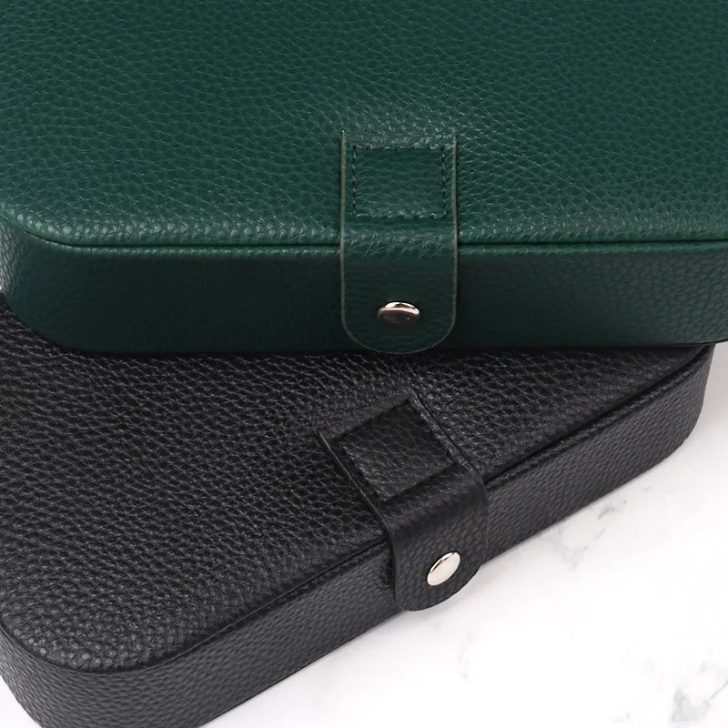 2024 Portable Jewelry Box Jewelry Organizer Display Travel Jewelry Case Boxes Button Leather Storage Chenille Jewelers Joyero