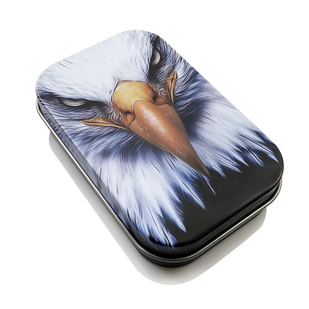 Cigarrera Rectangular de Hojalata | Caja Organizadora | Tabaco, Joyas y Accesorios
