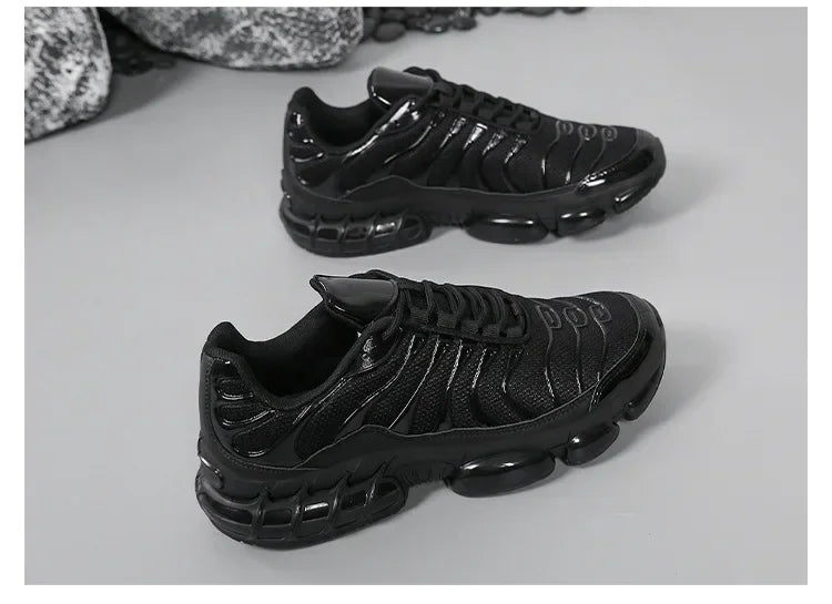 Tenis Hombre Deportivos Ligeros | Dad Shoes | Casual Running | Suela Gruesa | Sin Cordones | Bicolor