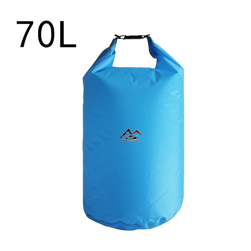 5/10/20/40/70L Waterproof Dry Bag Sack for Camping Drift Trekking Swimming Rafting Kayak River Fishing Outdoor Waterbag Storage