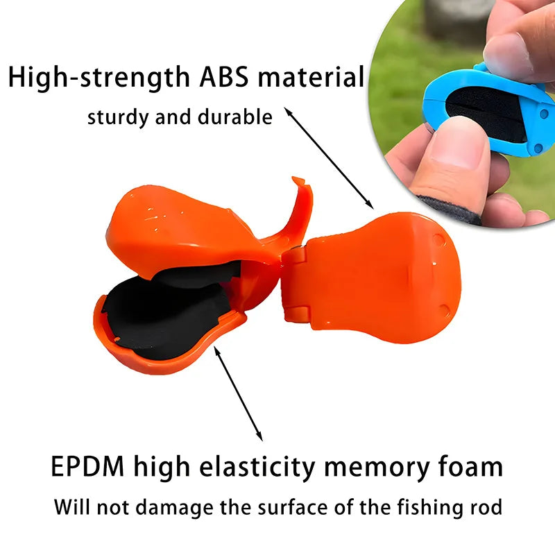 4pc heavy-duty fishing rod holders. Portable, stable handle for beach/lake. Bright colors, durable PVC. Great for all anglers.