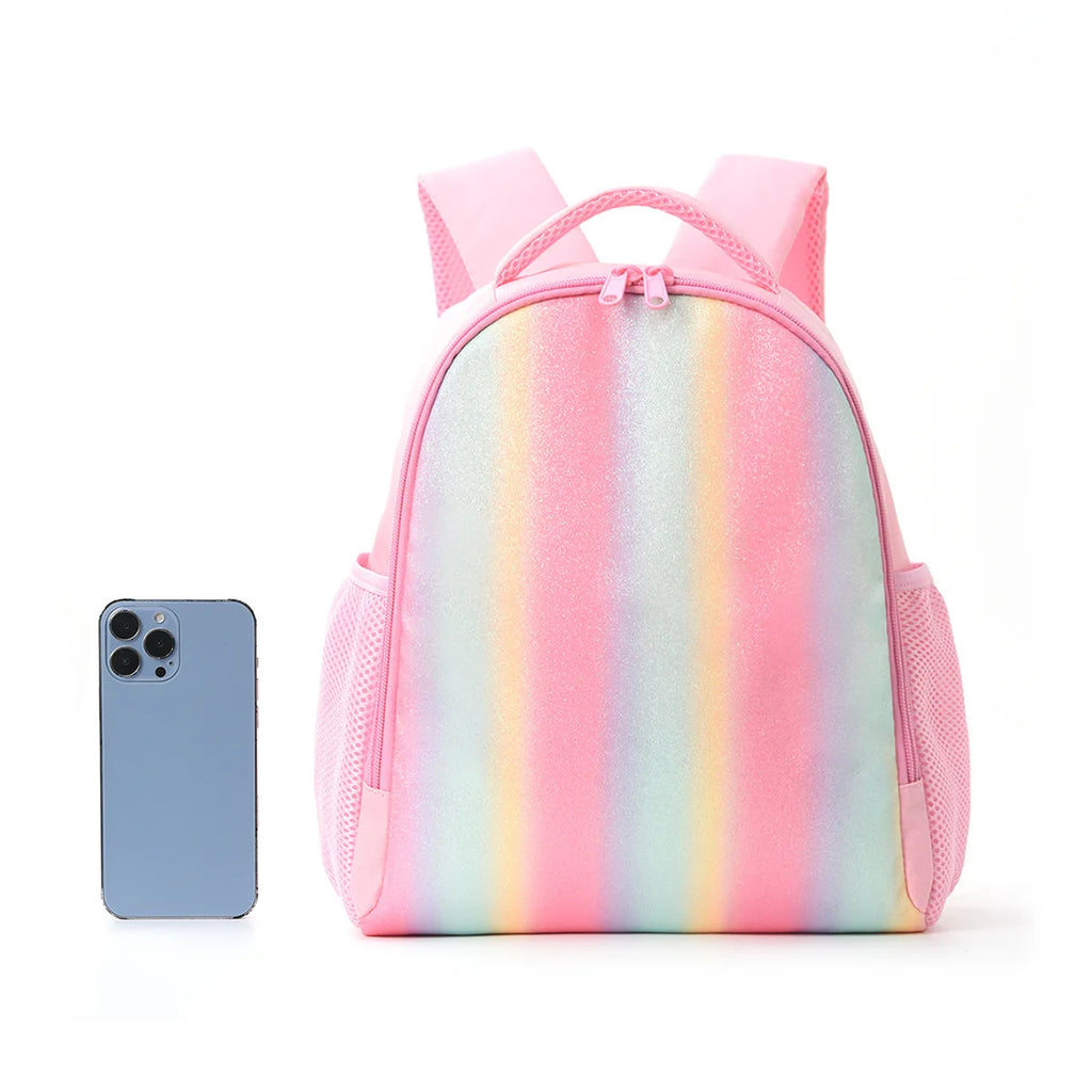KPop Demon Hunters School Rainbow Backpack Rumi Mira Zoey Girl Student Backpack Anime Movie Women Travel Rucksack Birthday Gift