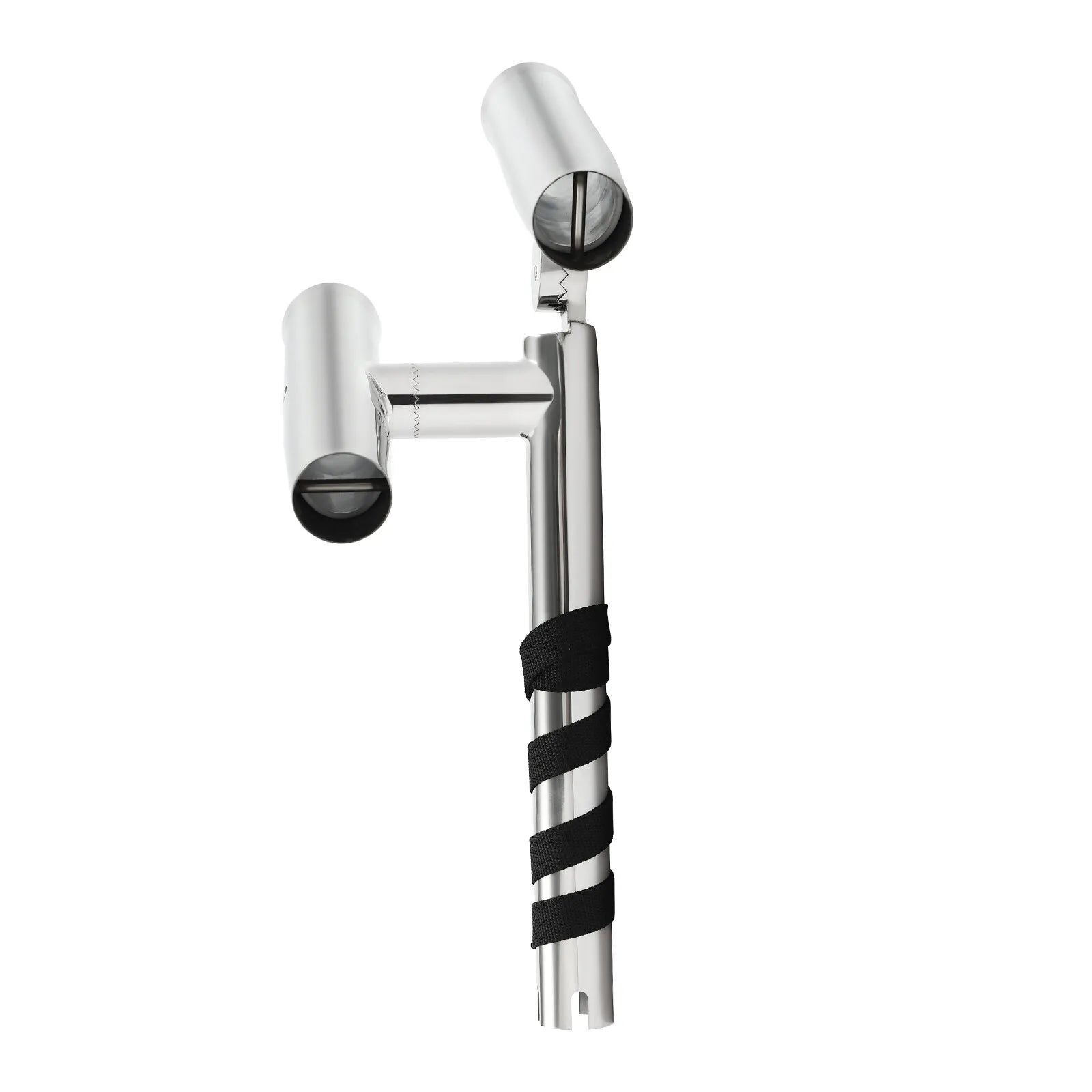 Adjustable Double Angle Fishing Rod Holder for Boats Yachts Stainless Steel Corrosion Resistant and Durable