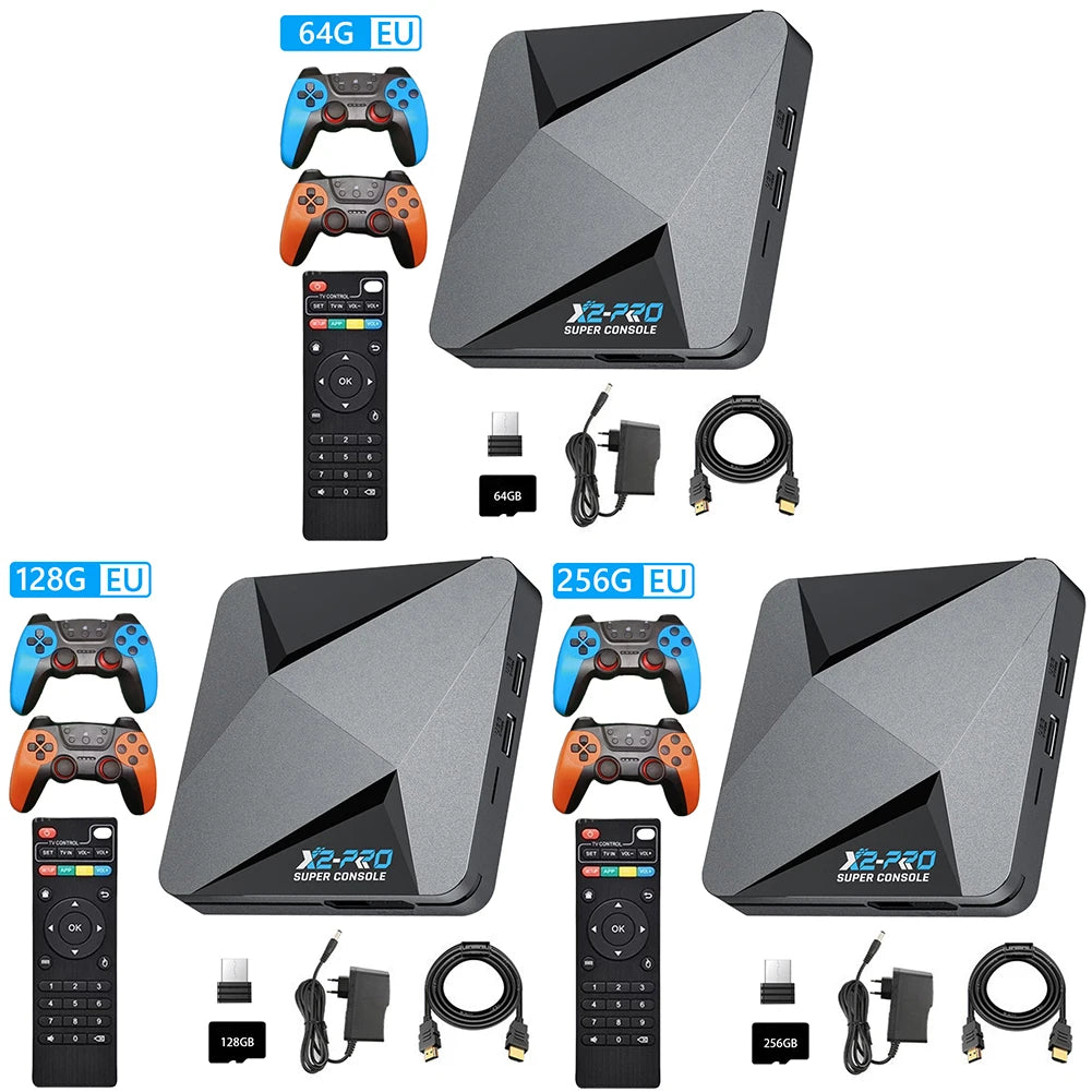 Super Console X2 Pro | 100,000 Juegos Retro | TV Box | SS/MAME/FC/SEGA | Con Gamepad - Firu Total Sales
