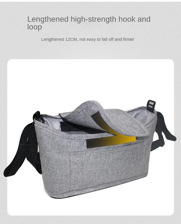 Bolsa Organizadora para Cochecito | Gran Capacidad | Portabiberones y Accesorios Bebé