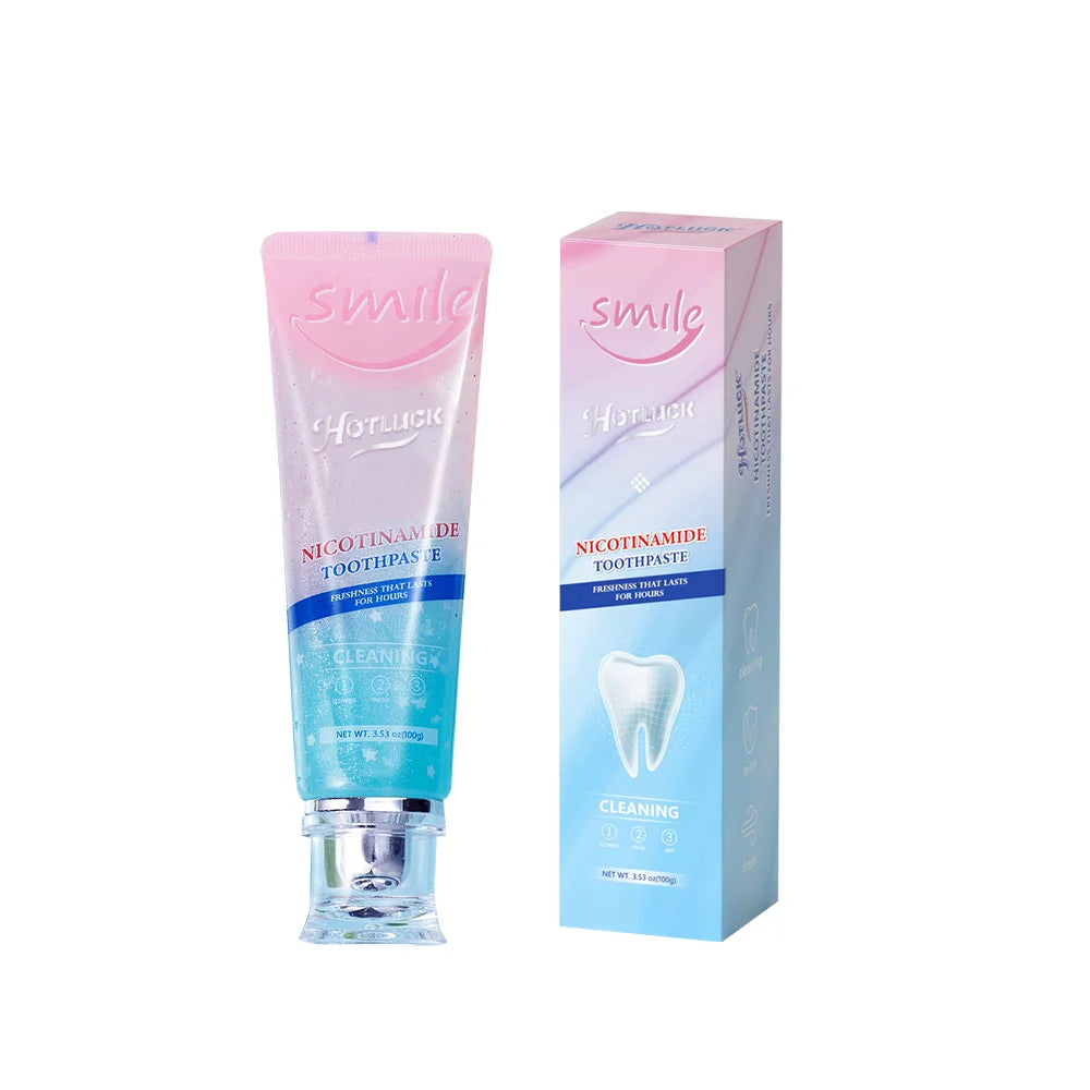 Hotluck Niacinamide Toothpaste,Niacinamide Whitening Toothpaste,Niacinamide Intensive Whitening Toothpaste,Tripel Whitening Niac - Firu Total Sales