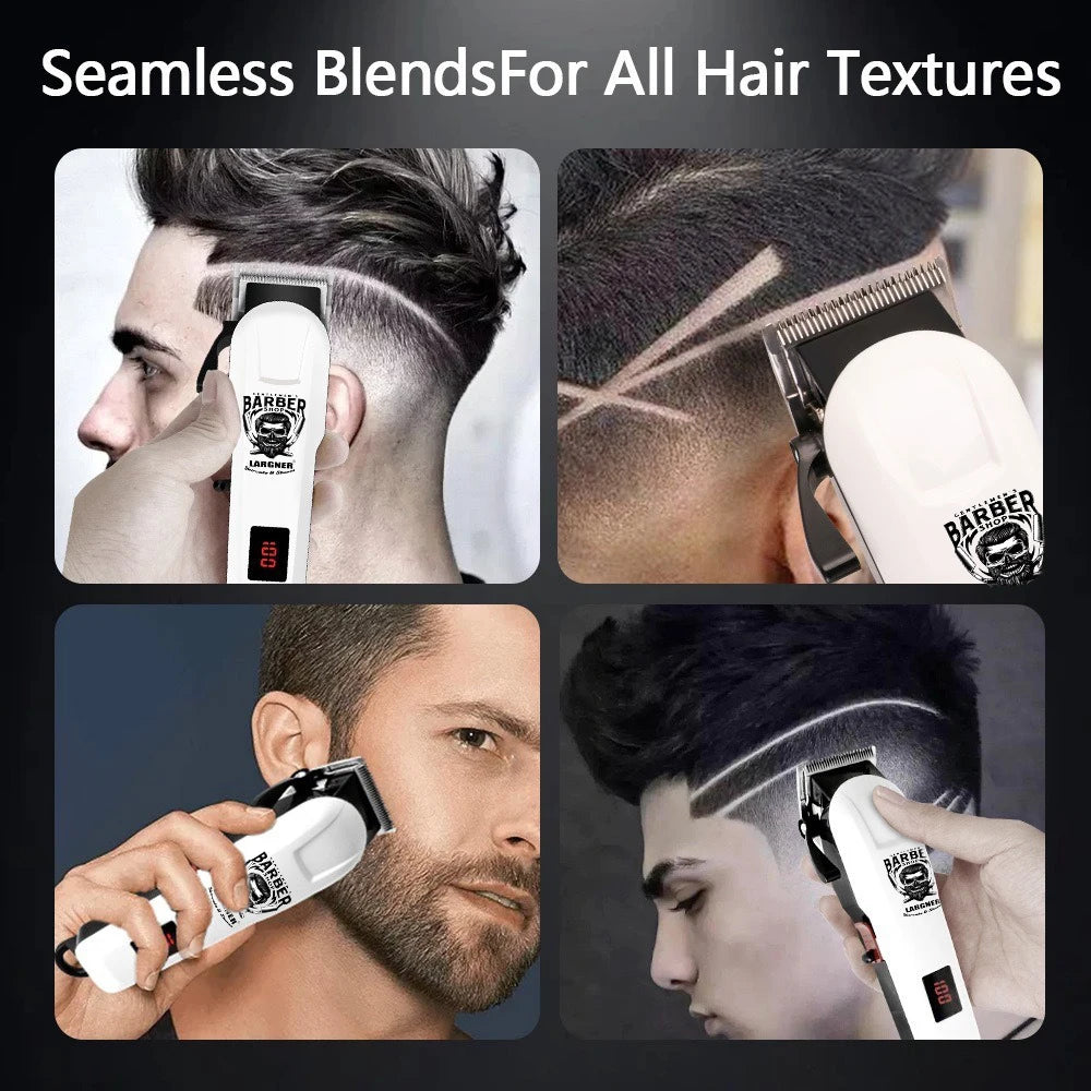 LARGNER Professional Hair Clippers Kit - Precision Haircutting Tools Set for Stylists And Barber Shops