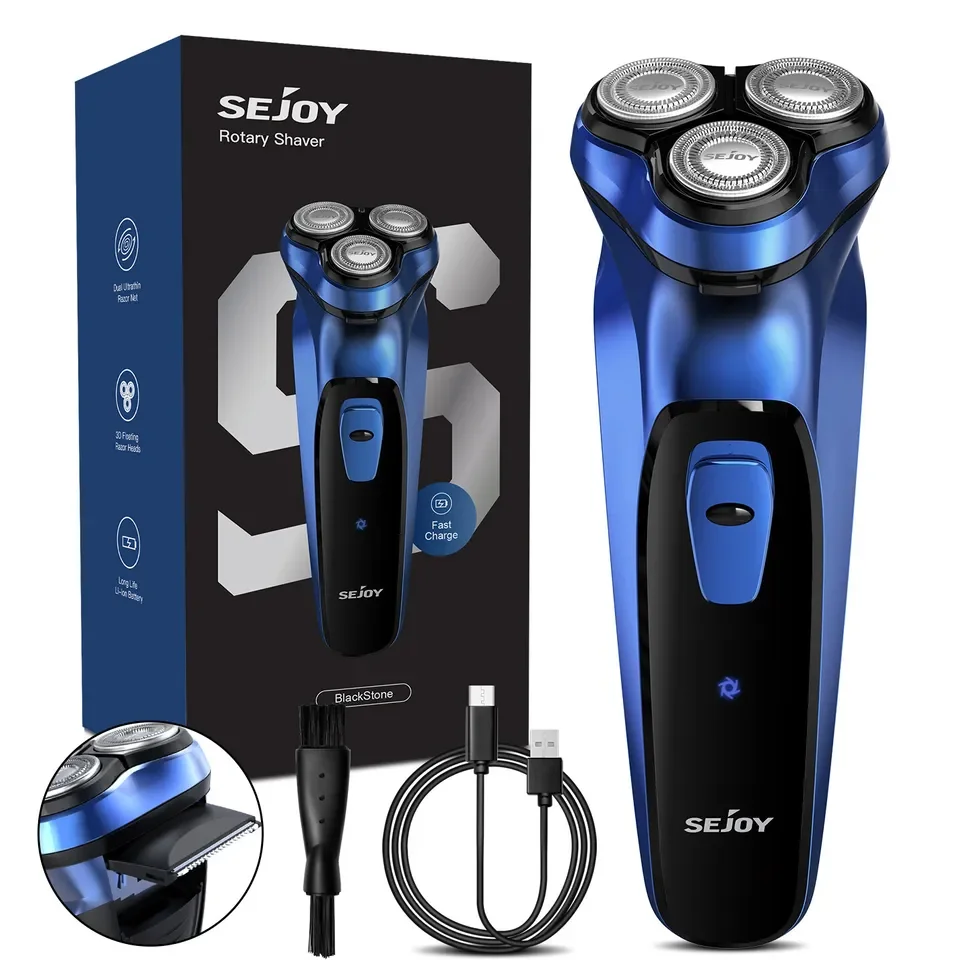 Sejoy Electric Razor for Men Rechargeable Electric Razor Shaving Machines  Mens Electric Shavers, - Firu Total Sales
