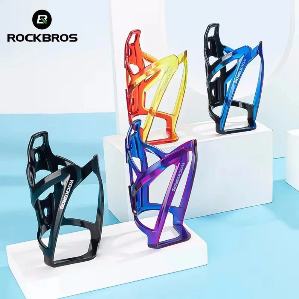 ROCKBROS Cycling Water Bottle+Water Bottle Holder 2-Piece Set -750ml Sports Water Bottle+Integrated Molded Water Bottle Holder
