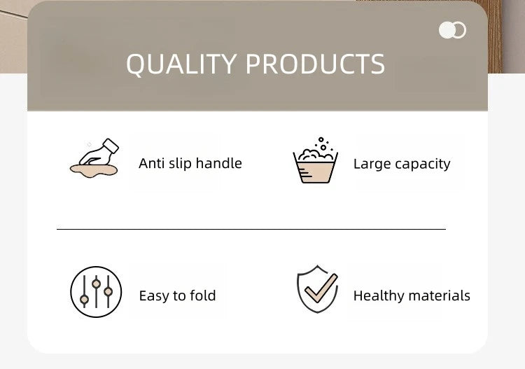 Folding Washbasin Silicone Portable Basin Foldable Bucket Camping Sink Bath Goods Dorm Room Essential Collapsible Laundry Bowl