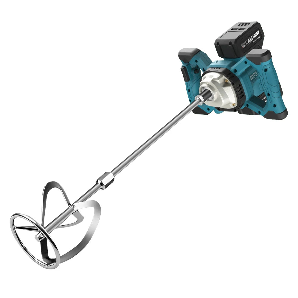 6 Speed Brushless Electric Concrete Mixer Paddle Mix Cordless Cement Mortar Plaster Blender Paint Mix Rod For makita 18v battery