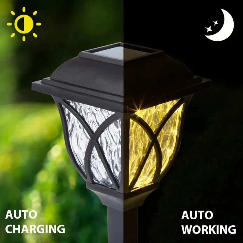 1-10 Pack Solar Yard Lights Bright Lawn Lights Outdoor Waterproof Led Solar Pathway Lights Landscape Path Lights