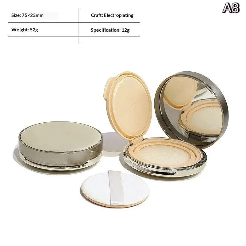 Portable Air Cushion Box With Puff With Mirror Compact Foundation Case BB Cream Container Makeup Tools DIY