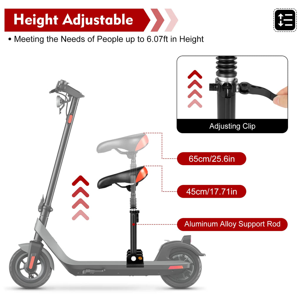 Asiento Plegable para Scooter Eléctrico | Altura Ajustable | Compatible Xiaomi M365 🛥️