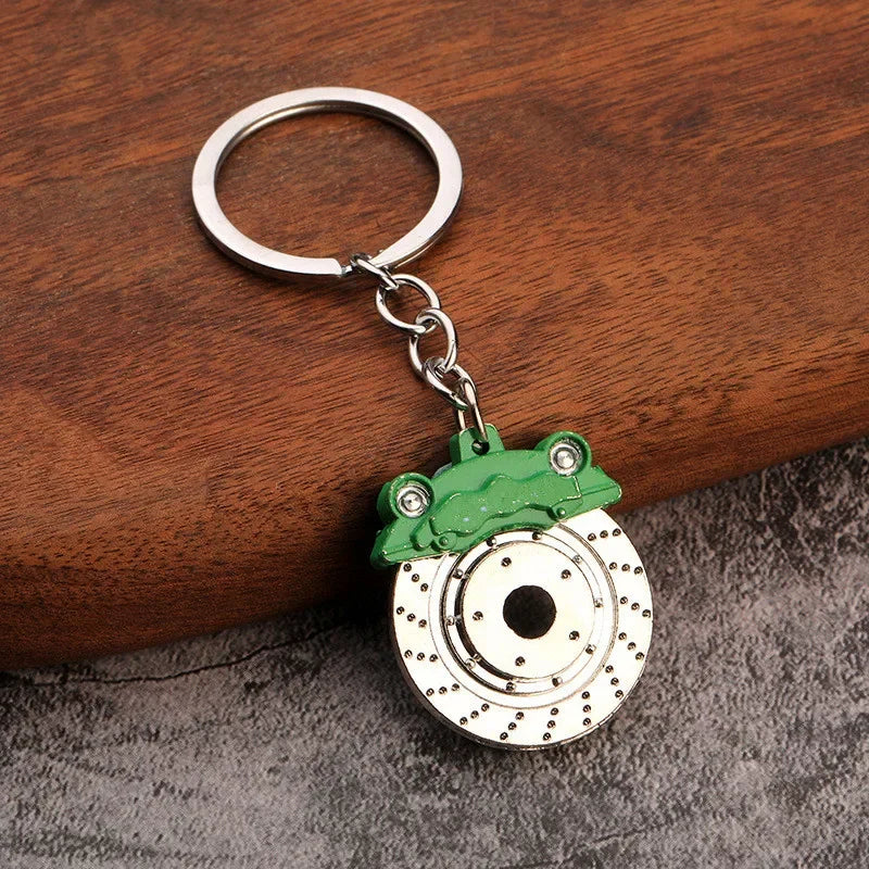 Creative Mini Gear Head Keychain Speed Gearbox Keyring for Car Key Turbo Hub Brake Disc Pendant Shock Absorber Keys Holder Chain