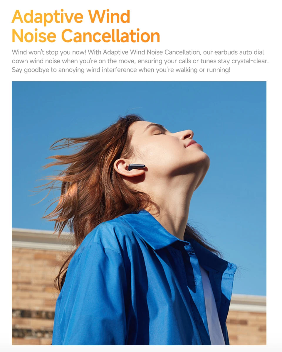 QCY HT10 AilyBuds Pro+ ANC | LDAC Hi-Res Audio | 6 Mic IA HD | 28H | Bluetooth 5.3 | Multipunto - Firu Total Sales