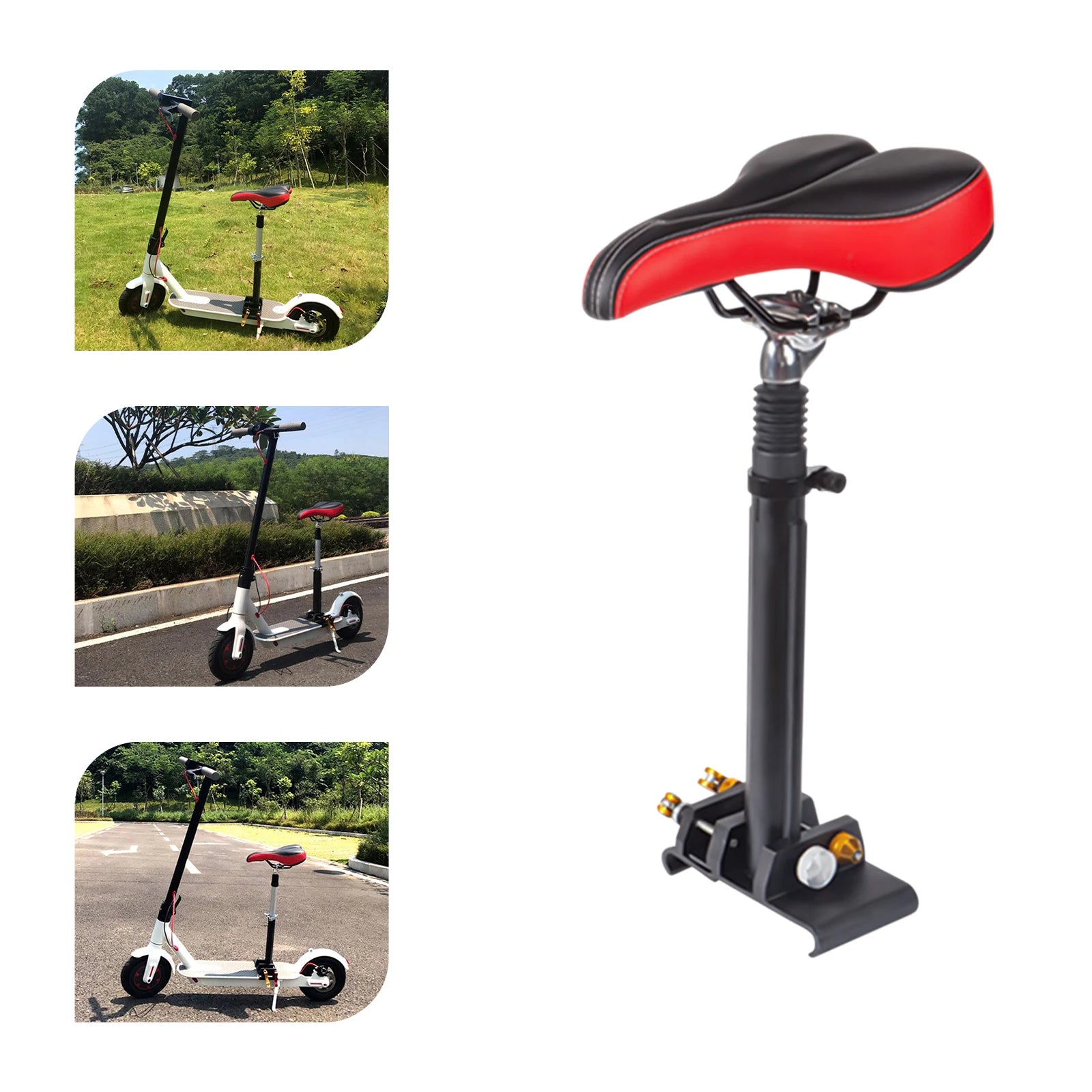 Asiento Plegable para Scooter Eléctrico | Altura Ajustable | Compatible Xiaomi M365 🛥️