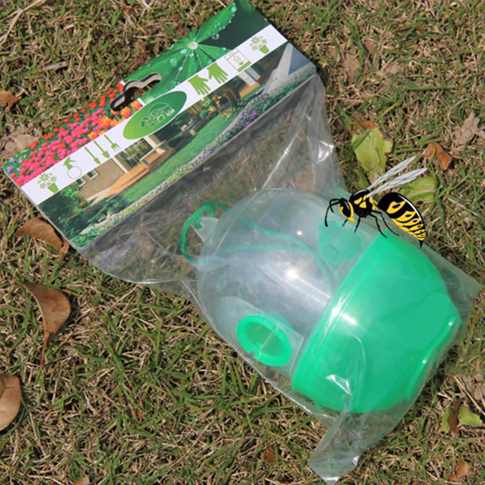 Hanging Wasp Fly Trap Reusable Wasp Insect Traps Wasps Control Wasp Bee Catcher Easy To Use for Home Garden Orchard Farm