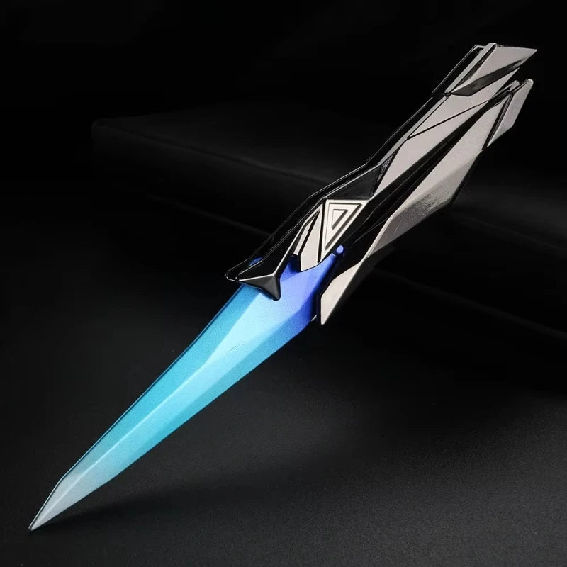 Plastic Valorant Singularity Butterfly Knife Toy Foldable Gaming Replica Model Perfect Gift for Boys and Game Enthusiasts