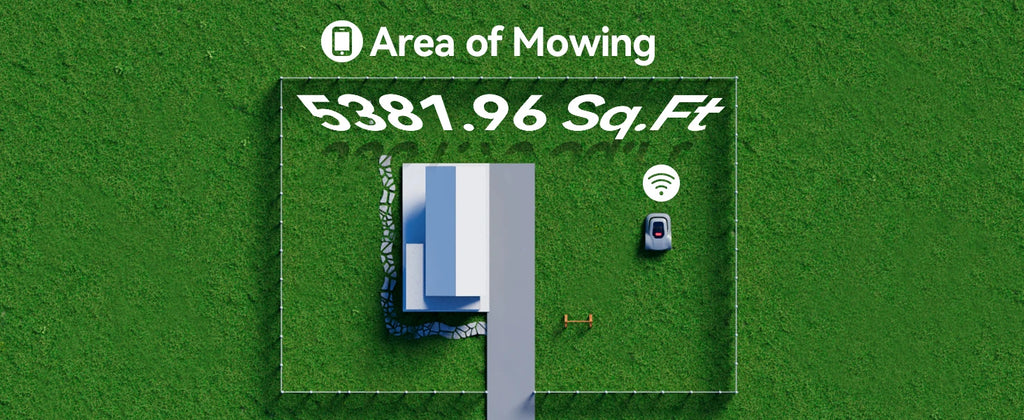 C-TOF Robotic Lawn Mower Redkey MGC800 MGC1000 Lawn Mower Robot Cable Break Detection Climbing 45% App Control Automatic Cutting
