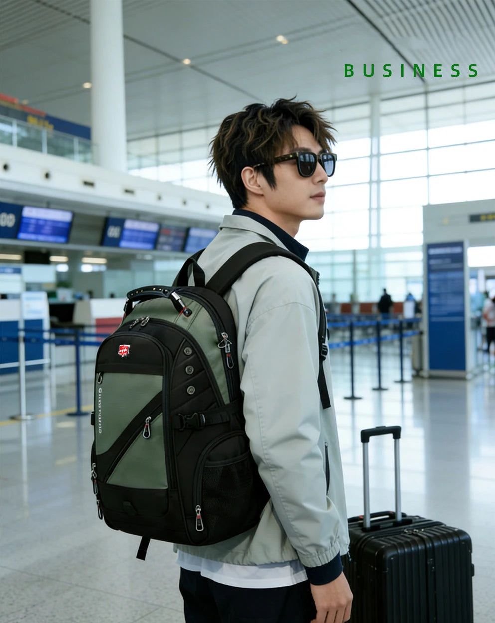 2026 Waterproof 17/20 Inch Laptop Backpack Men Airplane Travel Backpack Women Oxford Rucksack Male School Bag modern Mochila