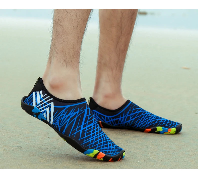 Quick-Drying Summer Water Shoes Unisex Seaside Beach Sock Barefoot Sneakers Men Swimming Upstream Sports Diving Aqua Shoes Women