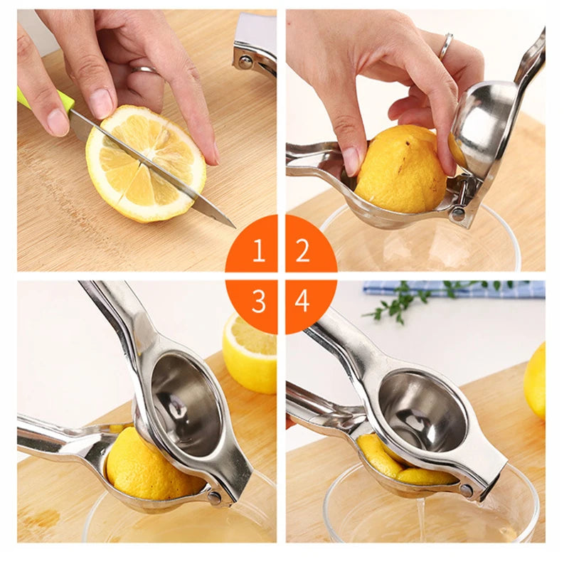Exprimidor Manual de Limón Acero Inoxidable | Prensa Cítricos | Accesorio de Cocina