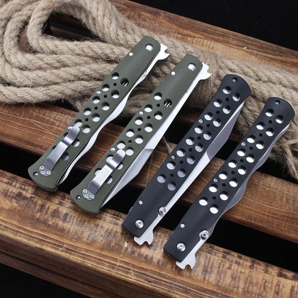 Folding Knife TI LITE Flipper Knife S35VN Blade Outdoor Professional Military Tactical Hunting Survival Self defense Knives Tool