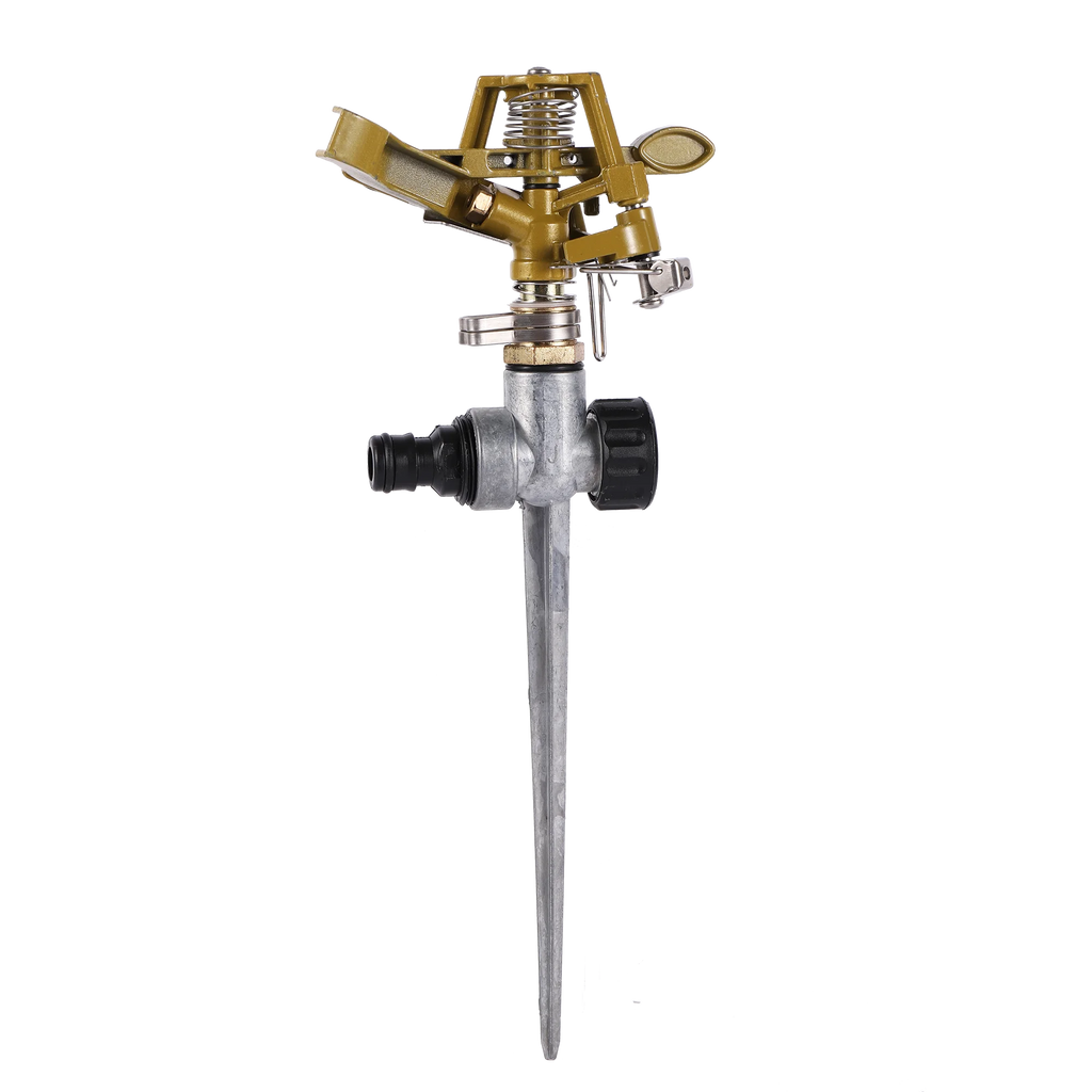 1/2"Male Thread Rotating Rocker Sprinkler Adjustable Impact Sprinkler Lawn Garden Park Orchard Field  Irrigation Watering Nozzle