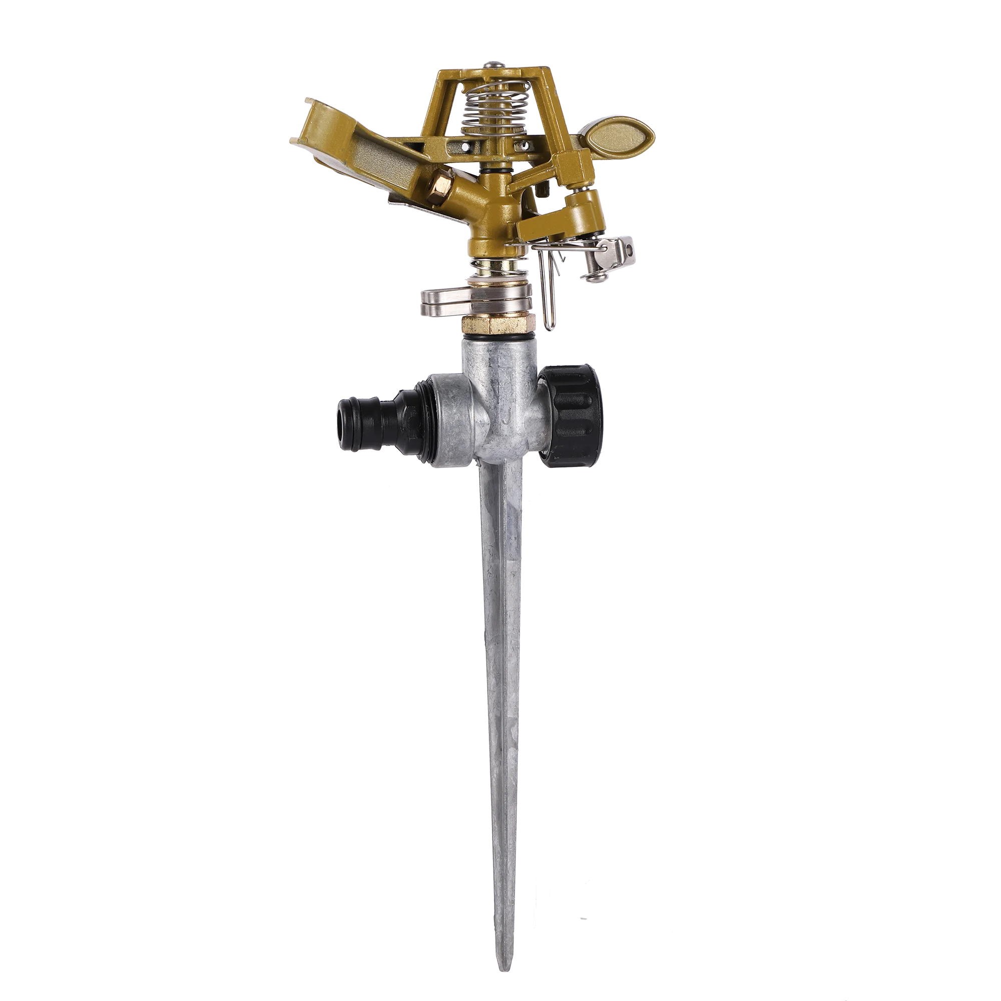1/2"Male Thread Rotating Rocker Sprinkler Adjustable Impact Sprinkler Lawn Garden Park Orchard Field  Irrigation Watering Nozzle