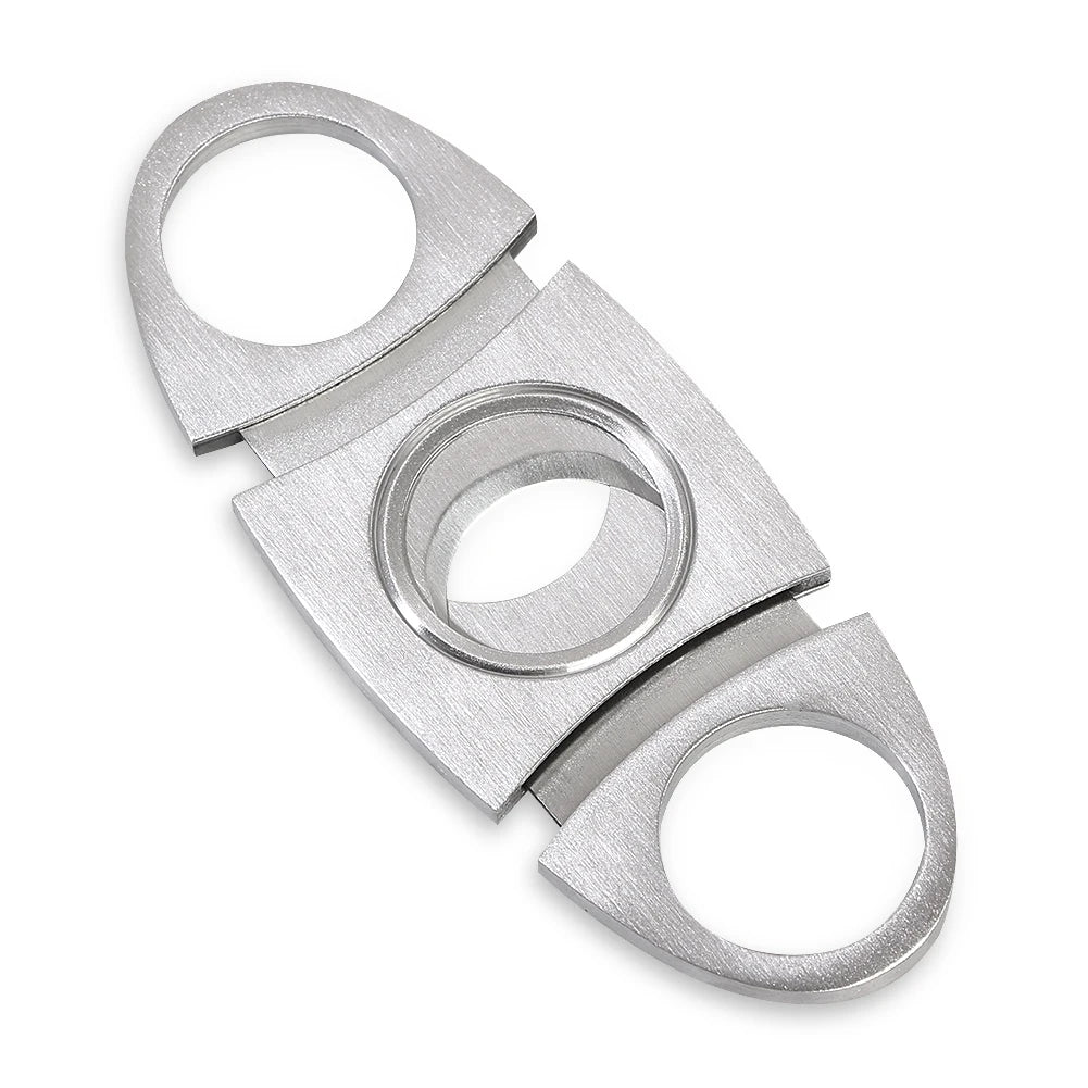 GALINER Portable Metal Cigar Cutter Guillotine Dould Blade Sharp Cutting Tool Cigar Accessories