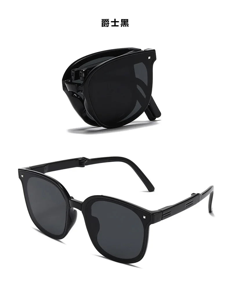 Folding sunglasses, portable, ultra light sun protection, UV protection, sunglasses for both men and women2027