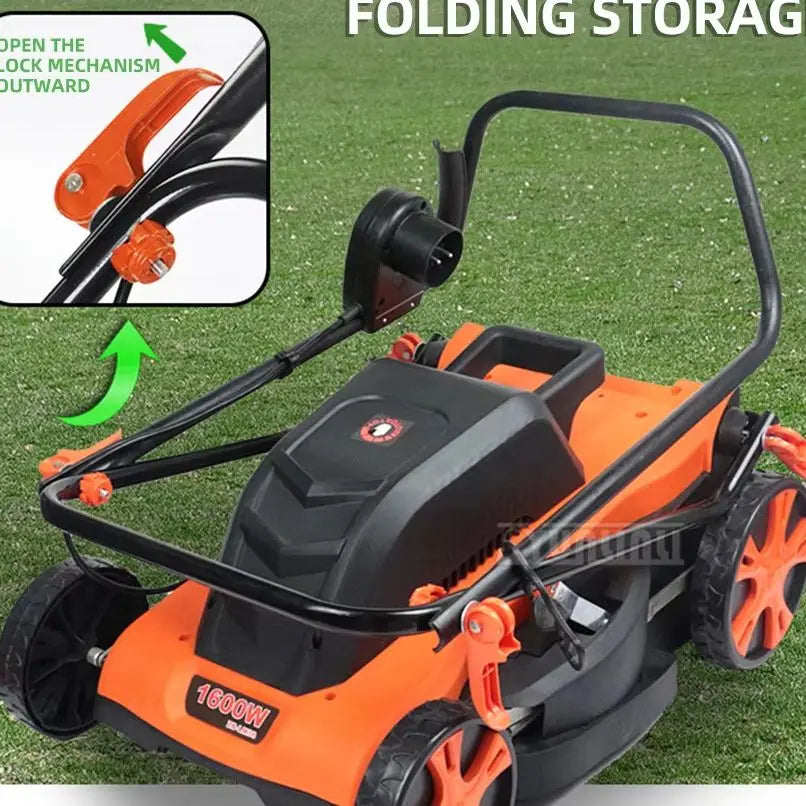 2026 Electric push lawn mower Garden weed trimmer High-power Grass mowing machine