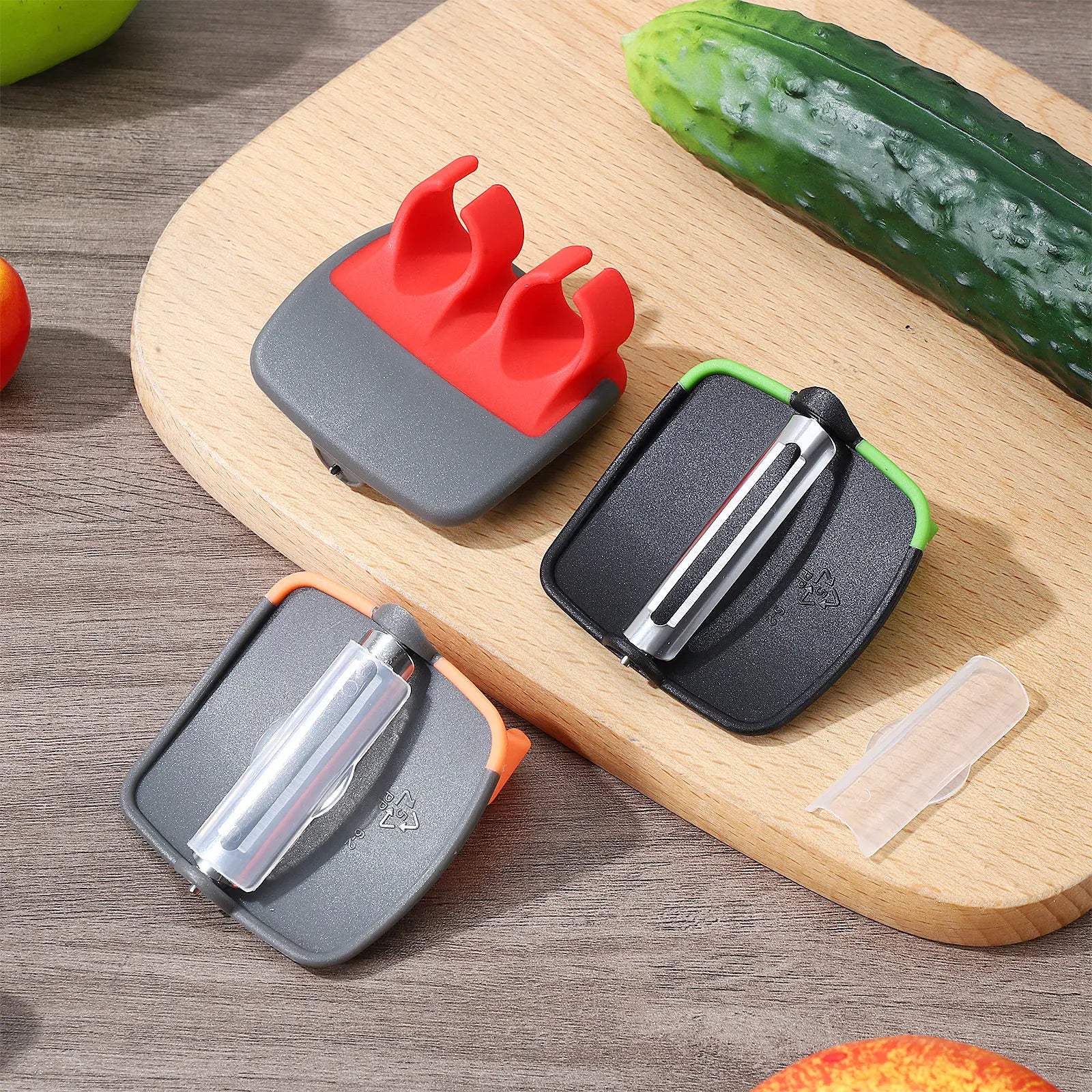 Stainless Steel Multifunctional Peeler Set Vegetable Fruit Peeling Device Effortless Kitchen Prep Tool Household