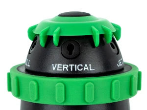 Gear Drive Sprinkler with Metal Spike Base, 5-Pattern Heavy Duty Gardening Watering System, Multi-Adjustable Law