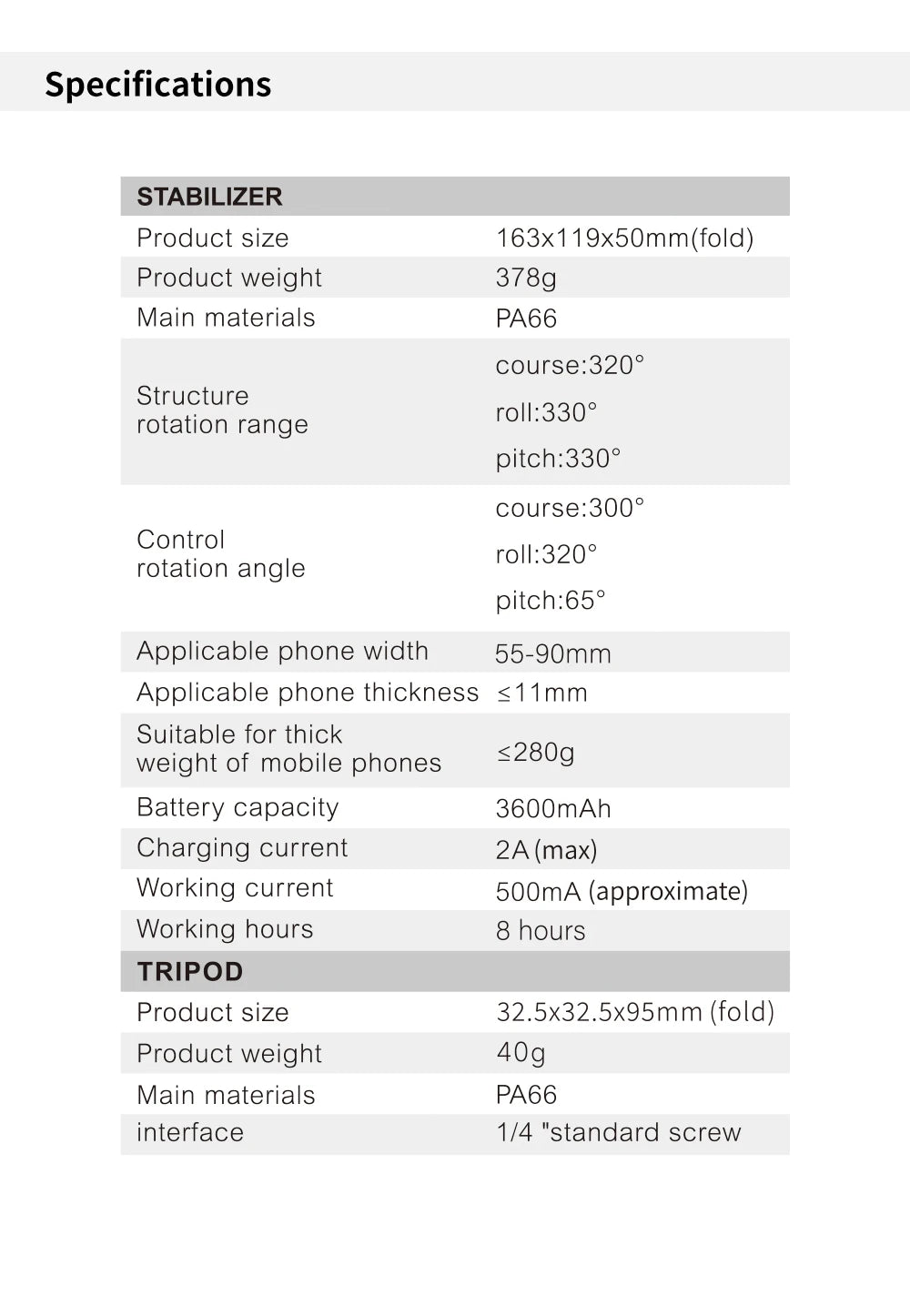 M01 3-Axis Smart Gimbal Handheld Stabilizer Selfie Tripod with Fill Light for Smartphone Anti Shake Foldable for Xiaomi iPhone - Firu Total Sales