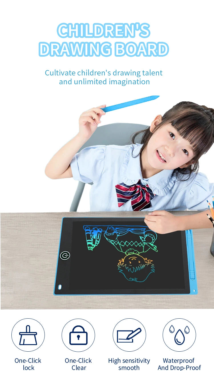 Tableta LCD para Dibujar para Niños | Pizarra Digital Recargable con Lápiz ✏️ - Firu Total Sales