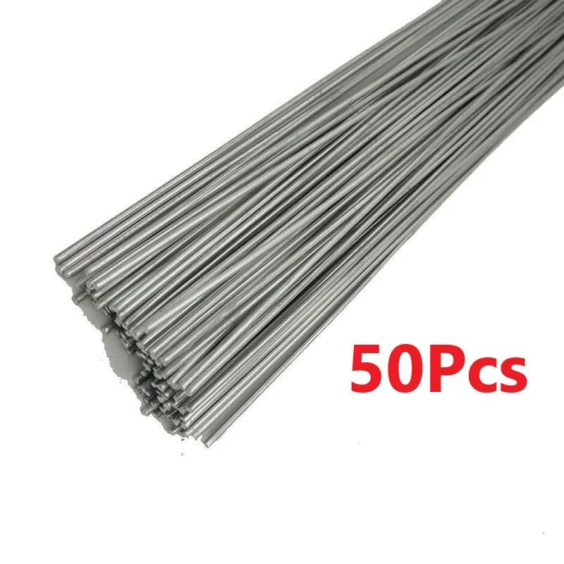 50Pcs 1.6mm 33cm Low Temperature Welding Rods Aluminium Corrosion Resistant Welding Brazing Rods Fast Easy Soldering