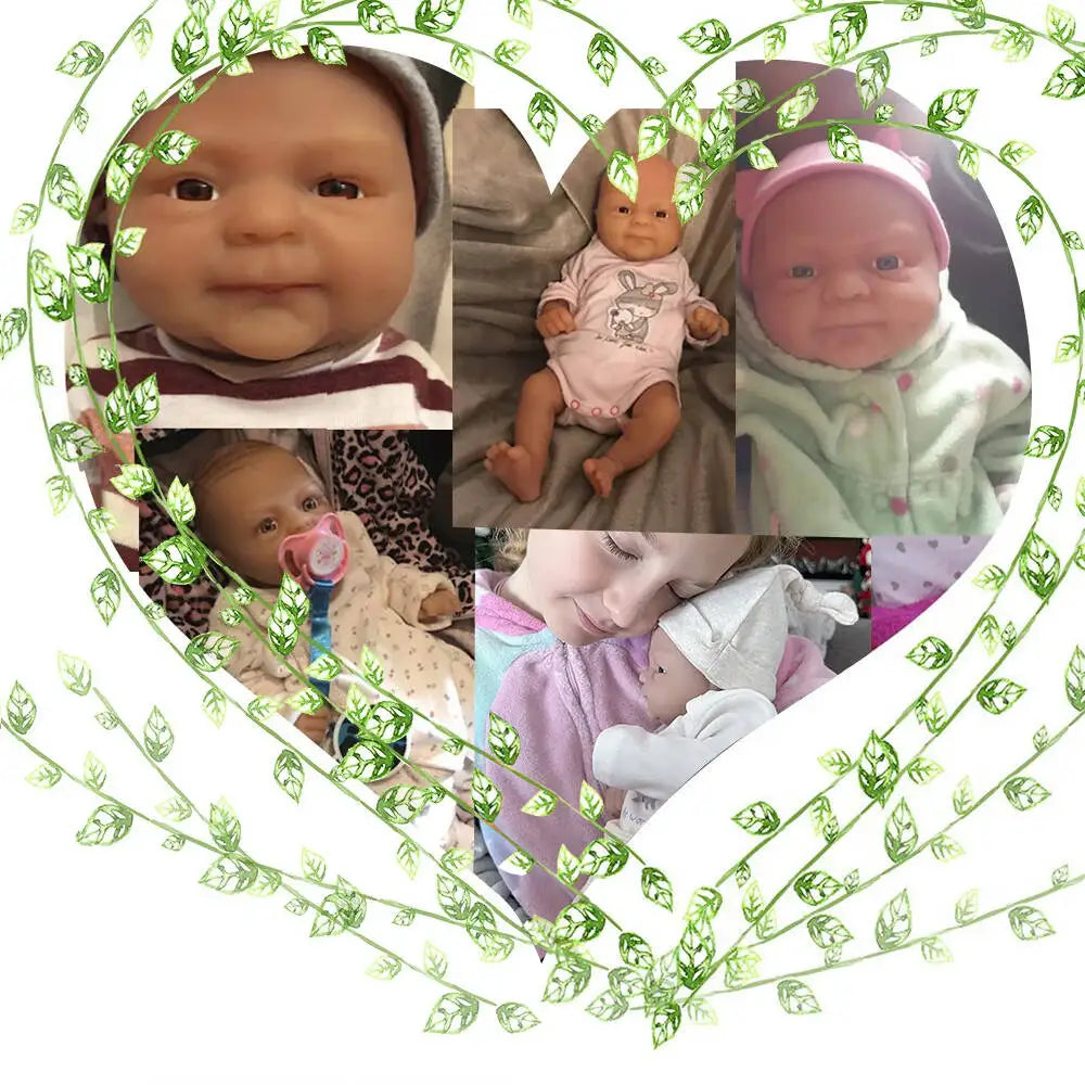 IVITA 100% Full Silicone Reborn Doll Wholesale Realistic Baby Toys Lifelike Newborn Baby DIY Painted Dolls Kit for Children Gift
