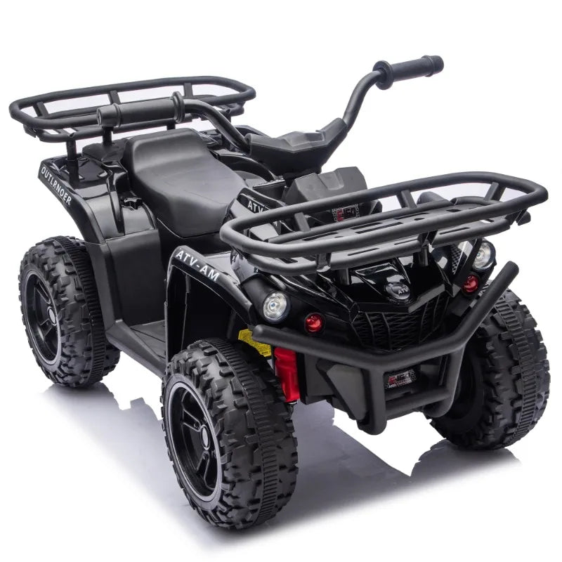 ATV Cuatrimoto Eléctrica para Niños | Luces LED | Portaequipaje | 3-6 Años 🚗 - Firu Total Sales