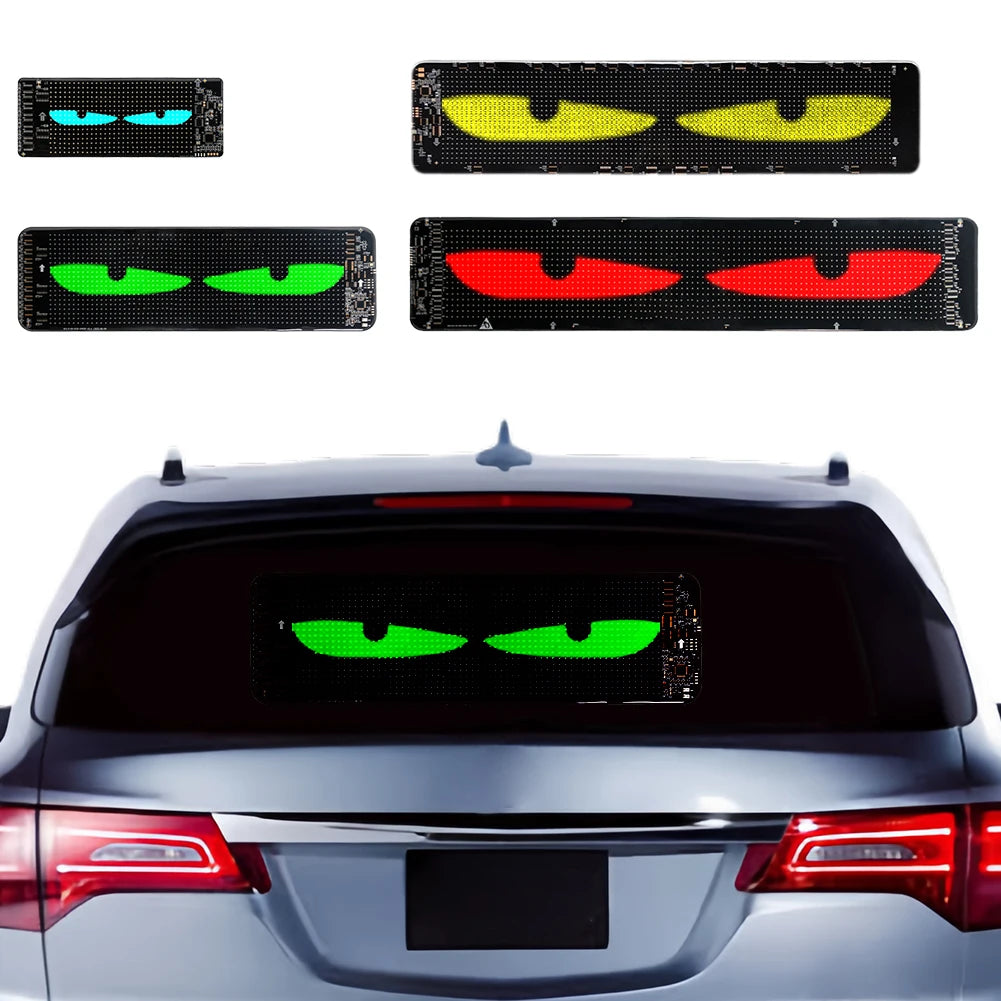 APWIKOGER Panel LED Flexible Devil Eyes | Control Remoto | Decoración Tienda, Bar y Camión | 110-240V