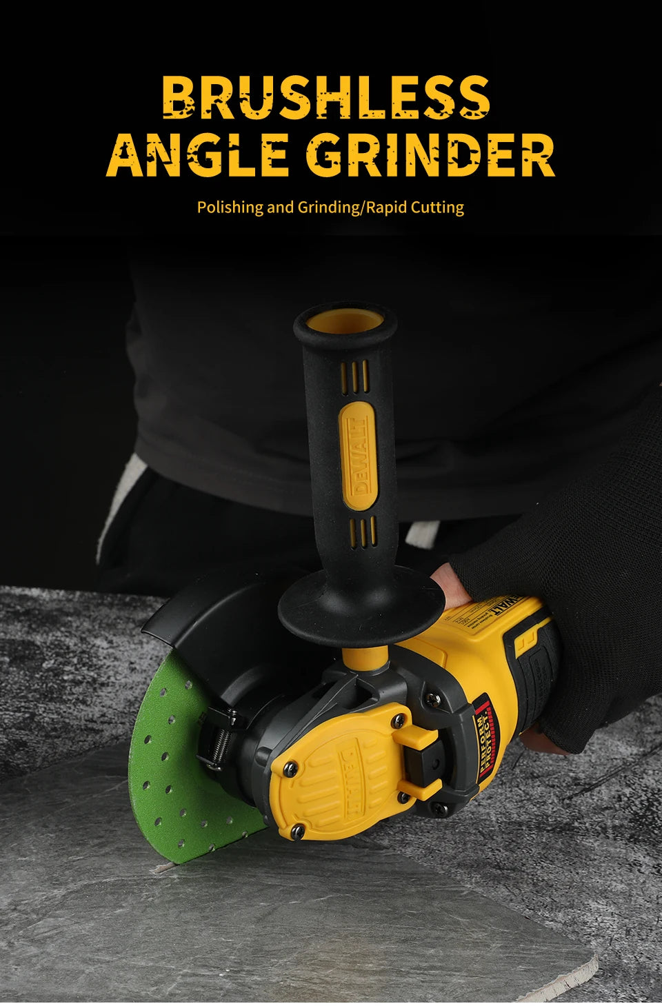 DEWALT DCG416 20V Max brushless bare grinder. It's a cutting - edge tool for various tasks, delivering reliable power