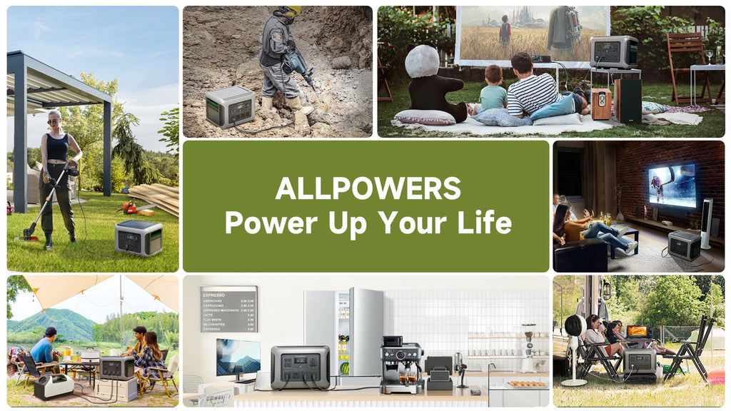 ALLPOWERS R2500 Portable Power Station 1920Wh LiFePO4 Battery 2500W Emergency Household Outdoor Power Supply for RV Travel