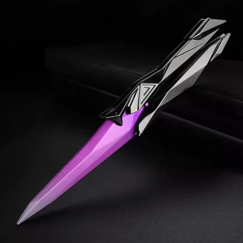 Plastic Valorant Singularity Butterfly Knife Toy Foldable Gaming Replica Model Perfect Gift for Boys and Game Enthusiasts