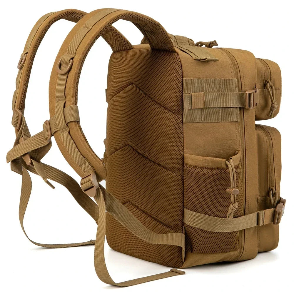 25L/45L Men's and Women's Tactical Backpacks , Outdoor Activities, Small School Backpacks with Water Bottle Holder