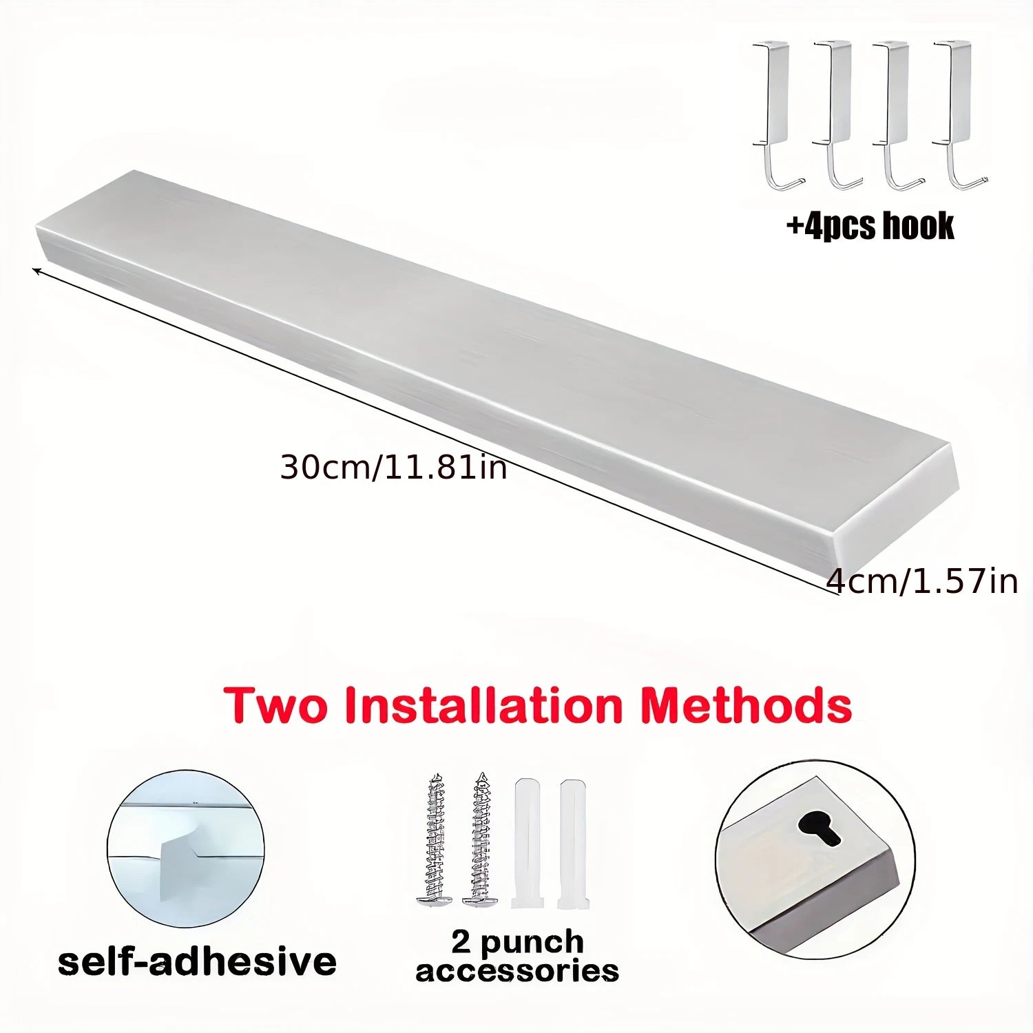 40CM 50CM Stainless Steel Knife Stand Magnetic Knife Holder Wall Block Storage Rack for Knives Kitchen Accessories Organizer
